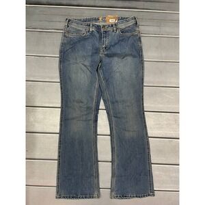 Carhartt Jasper Jeans Original Fit Womens 12 Blue Medium Wash Denim